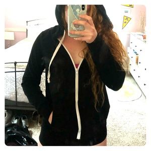 Standard Black Zip Up